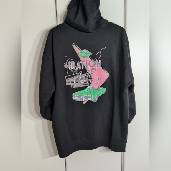 Independent Trading Company Black Zip Up Men’s Sweater - Picture 1 of 6